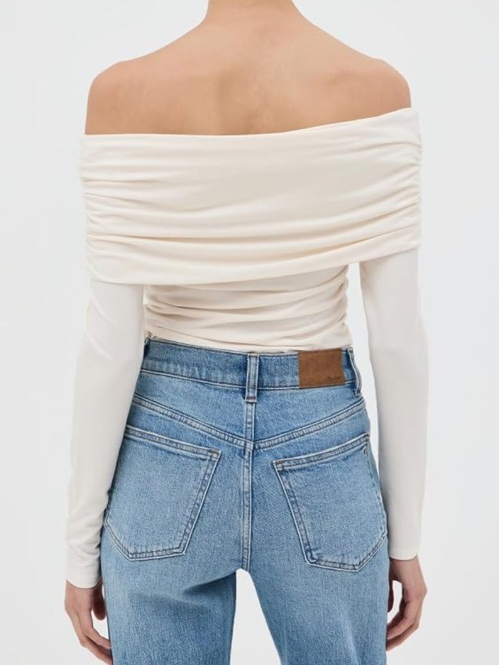 Reformation Florentina Knit Off-The-Shoulder Top NWT - Picture 2 of 4